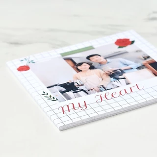 Photobook: โฟโต้บุ๊คปกอ่อน 6x6 อัลบั้มรูป ของขวัญวันครบรอบ - แต่งเองบนเว็บ, 40 หน้า