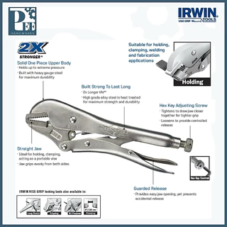 คีมล็อค 10'' รุ่น 10R - VISE-GRIP IRWIN ของแท้ 100%