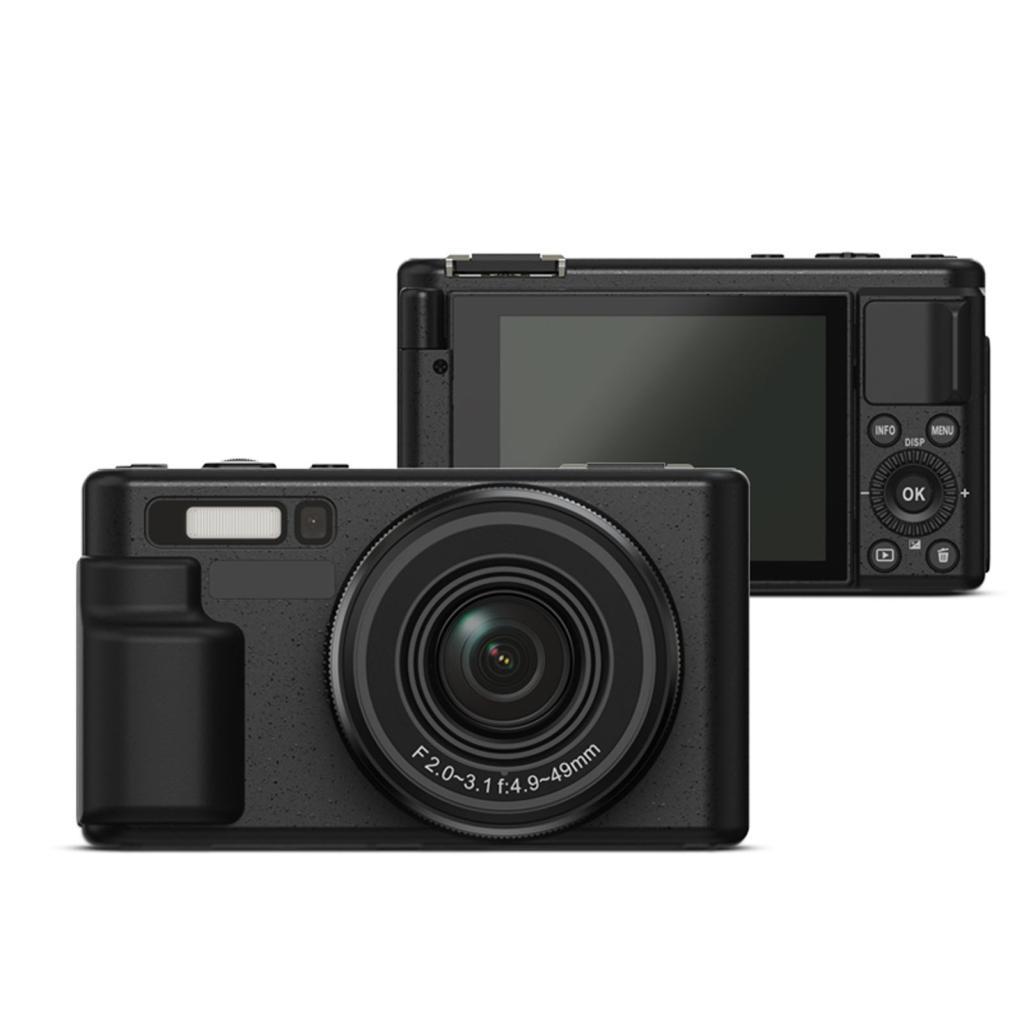 Pickhouse PUSOKEI 5K 72MP Digital Camera WiFi Vlogging พร้อม 2.8 180 Flip Screen 10X Optical Zoom 4X
