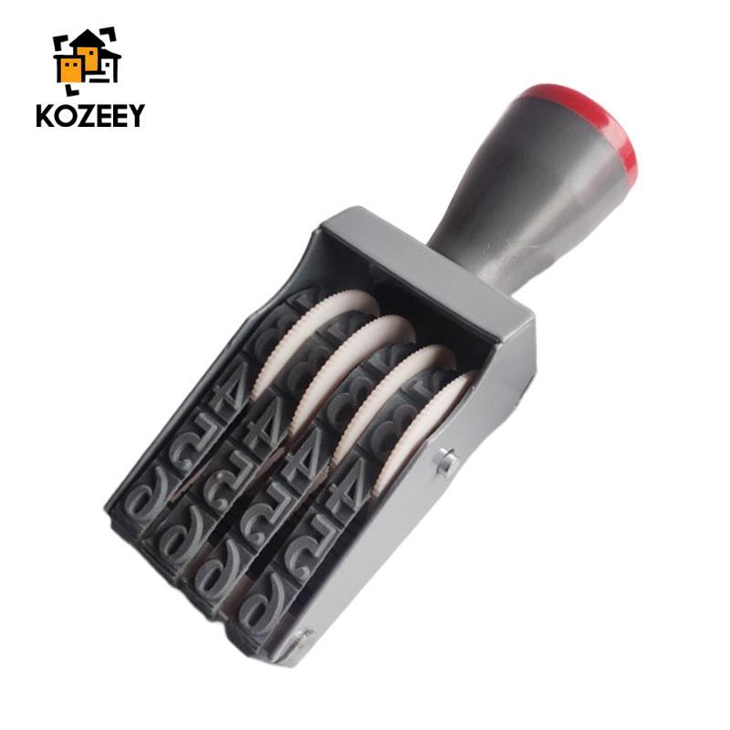 [KOZEEY] Numbering Stamp 4 Strips Digital Rolling Stock Supplies Number Numbering TRULLEY TRULLEY RO