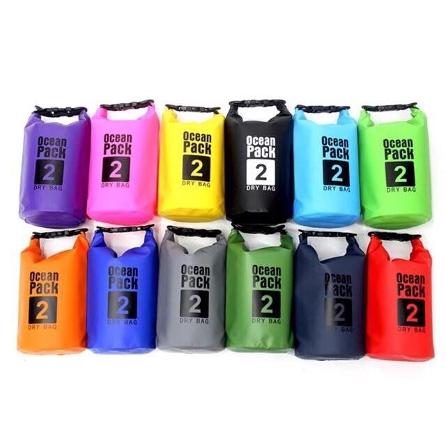 Go bag Ocean Pack 2L Dry Bag Waterproof Bucket Bag Sling Shoulder Outdoor Travel DWEF