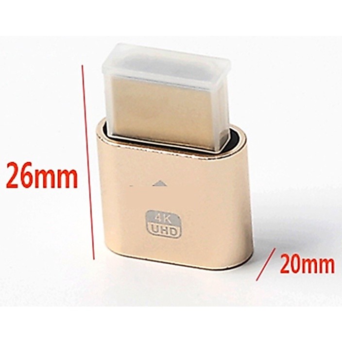 HDMไอ DP dummy plug รูปที่ 2