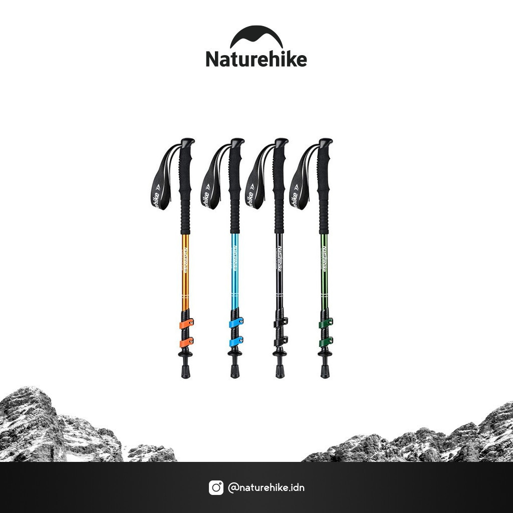 Trekking Pole Naturehike NH17D001-Z ST01 โลหะผสม 6061