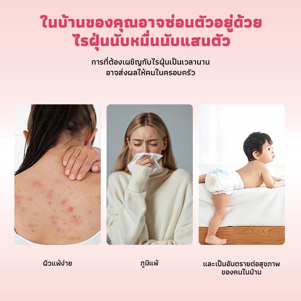 สเปรย์กำจัดไรฝุ่น กำจัดไรฝุ่น สเปรย์ฆ่าไรฝุ่น รูปที่ 6