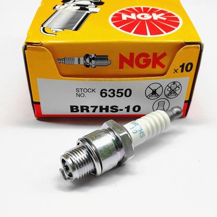 หัวเทียน NGK รุ่น BR7HS-10 BR8HS-10 สำหรับเครื่องเรือ 2 จังหวะ เรือสปีด มอเตอร์บูท เรือกู้ภัย