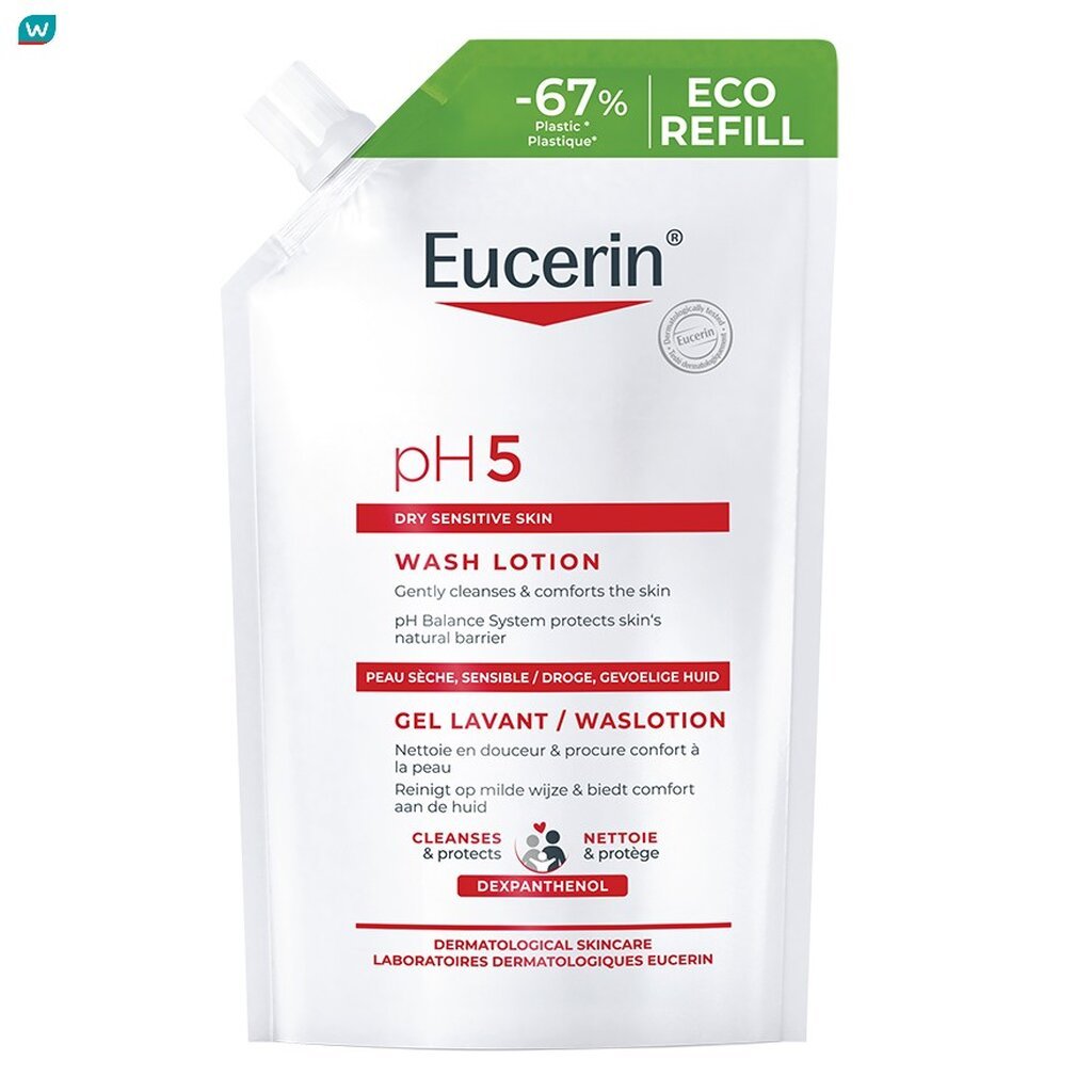 Eucerin ยูเซอริน พีเอช5 เซ็นซิทีฟ สกิน วอชโลชั่น 1000 มล. ผลิตภัณฑ์ทำความสะอาดผิวกาย