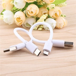 สายชาร์จ Type C Micro USB 15 ซม. ชาร์จเร็ว สําหรับ Samsung Huawei Android Phone Sync Data Cord USB Adapter Cable