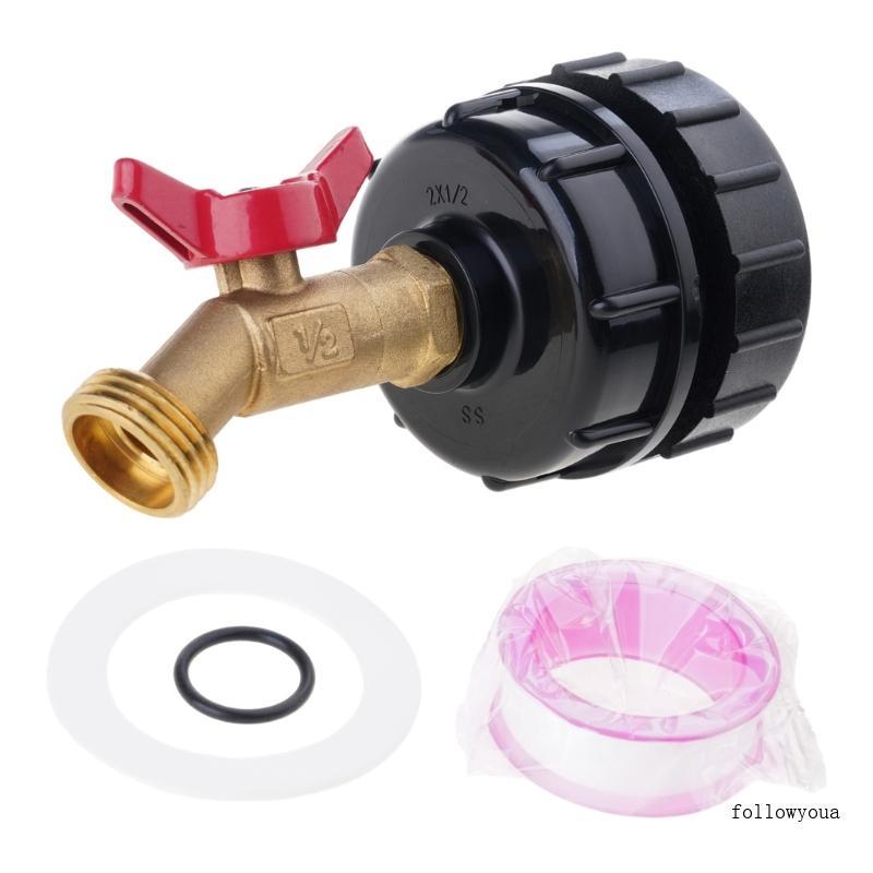 Fol IBC Tote Adapter สําหรับ 264 แกลลอน IBC Tote Tank IBC Tote ฟิตติ้งตัวเชื่อมต่อ