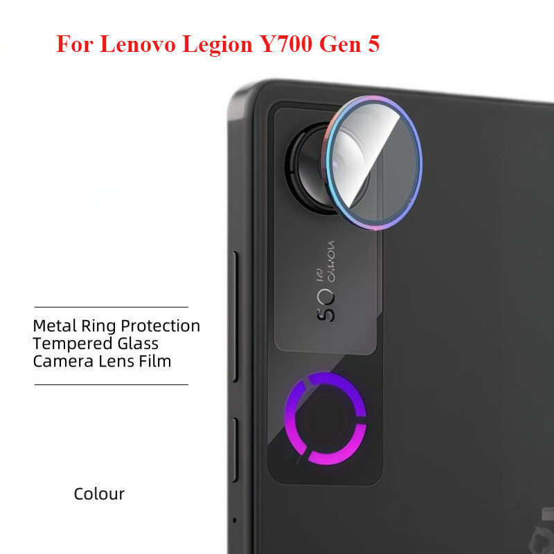 สําหรับ Lenovo Legion Y700 Gen 5 กล้องเลนส์ Protector อลูมิเนียมกระจกนิรภัยสําหรับ Legion Y700 Gen5 