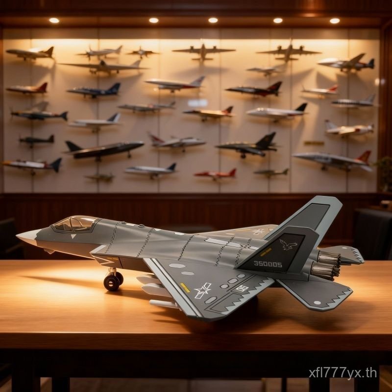 สินค้าใหม่ J-35 รุ่น J35 Fighter Xujia 1: 72 เครื่องบิน 4d กาวฟรี Pre-Coloring Assembly เครื่องประดั