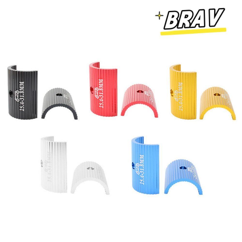 BRAV จักรยาน Spacer Conversion, 5 สี 31.8 มม.ถึง 35 มม.จักรยาน Handlebar Conversion, Shim 25.4mmTo31.8 มม.อลูมิเนียมจักรยานบาร์ Bore Adjuster
