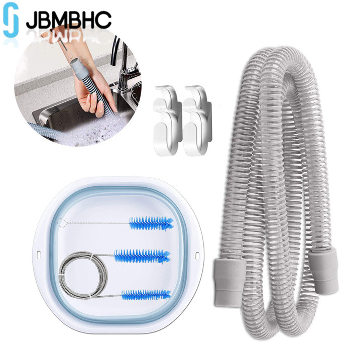JBMBHC 180 ซม.ขยาย Calibre 22 มม.ท่อซิลิโคน Ventilator อุปกรณ์เสริมใช้งานร่วมกับเครื่อง CPAP ส่วนใหญ่