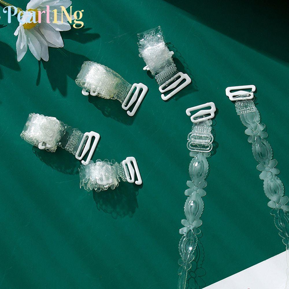 PEARLTH Bras Straps ชุดชั้นในโปร่งใสอุปกรณ์เสริม Aniti-slip ชุดชั้นใน Bra Straps