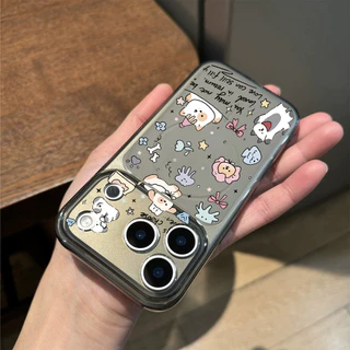 เคสไอโฟน 13 15 11 17 16 12 14 ProMax 7 8Plus XR X XS Max คอลเลกชันสัตว์น่ารัก