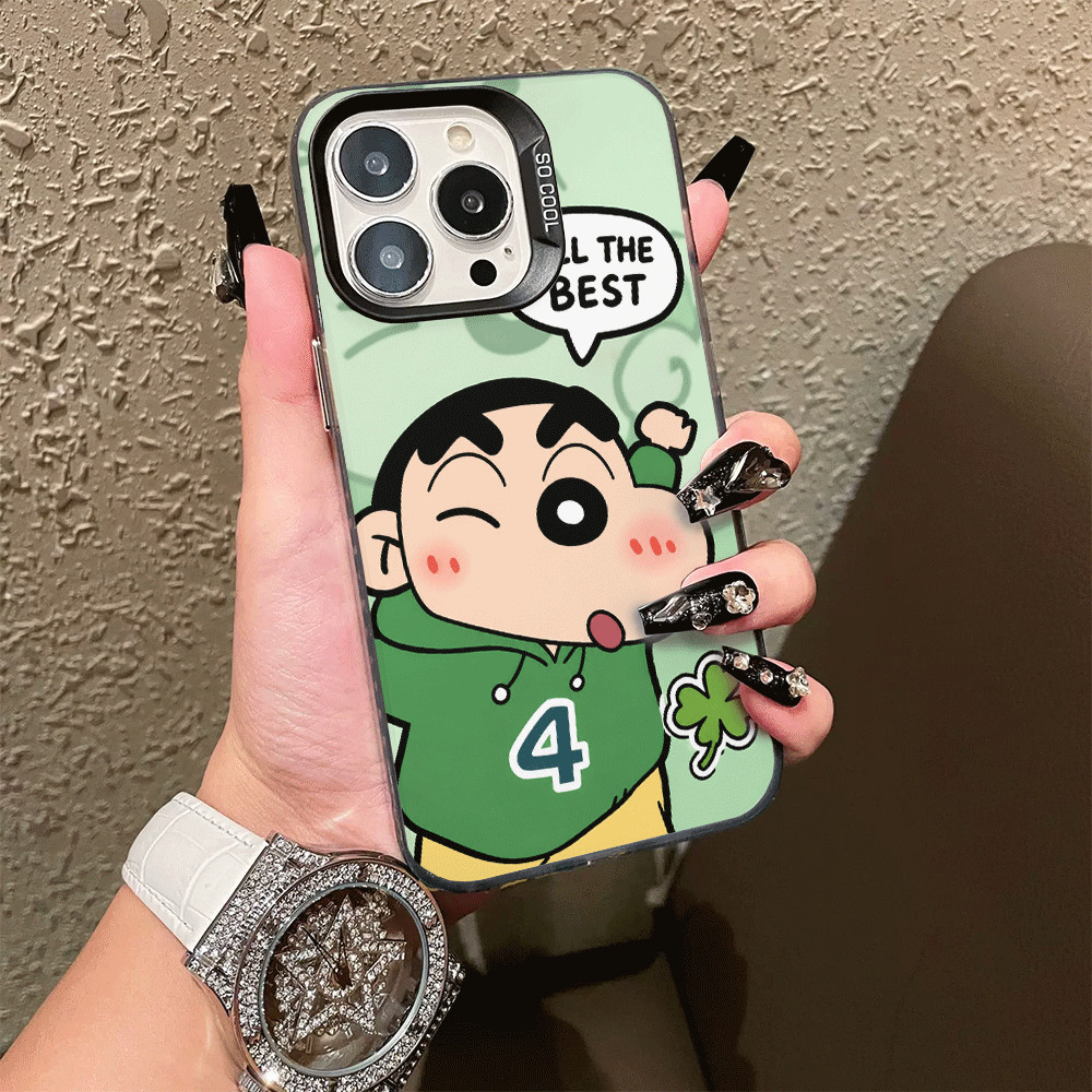 ชินจัง ชินจังจอมแก่น โซคูลเบอร์ เคสโทรศัพท์วัสดุ TPU เคส iphone 17 16 15 14 13 12 11 PRO MAX PLUS AIR