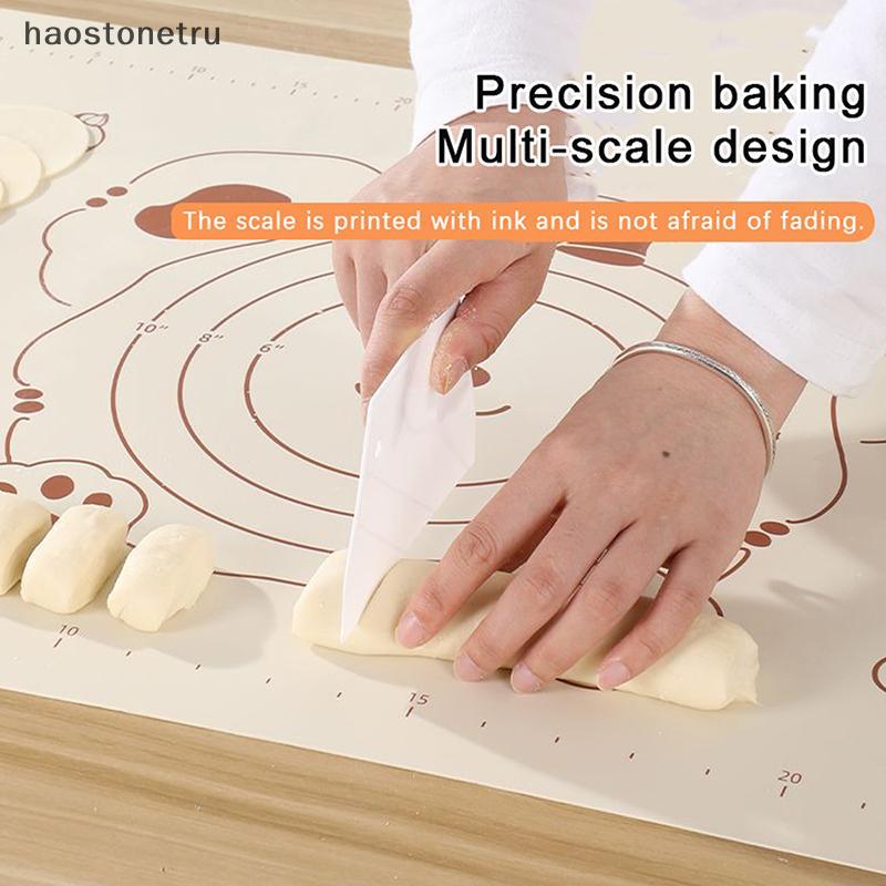 OST 1 PC ซิลิโคน Pastry Mat Baking MAT Non-Sti Dough MAT Pastry Mats สําหรับ Rolling Dough พร้อมการว