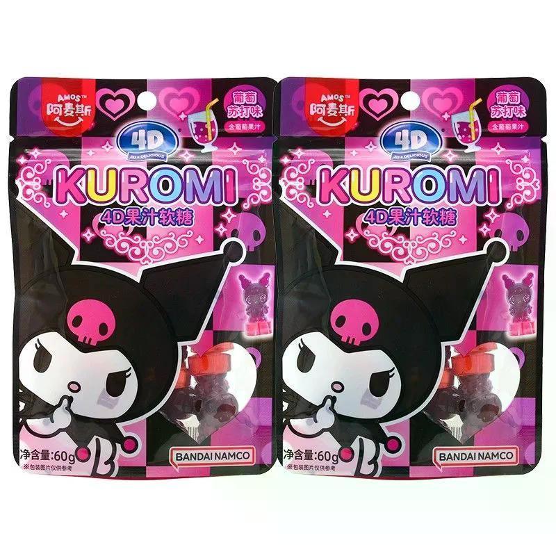 2026 สินค้าใหม่ [Asakus Kuromi Marshmallow Grape Soda Flavour Candy Fruit Candy Gummy Candy Children