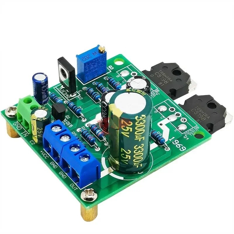 1969 Class A 40W Single Channel Toshiba 2SC5198 ยานยนต์รถจักรยานยนต์แบตเตอรี่ Home Audio Amplifier B