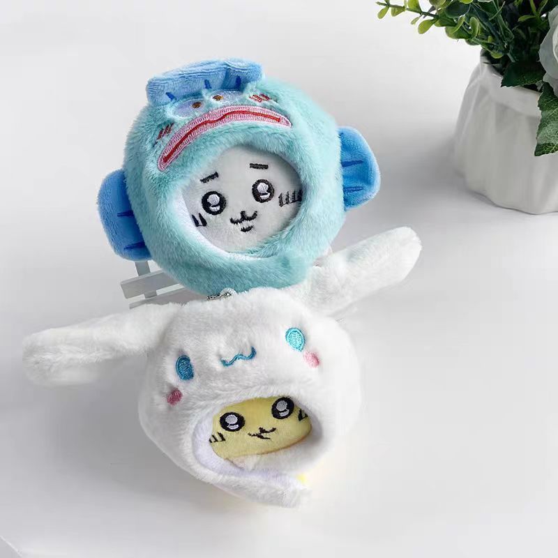 Cute Usagi plush toy, Chiikawa plush Hachiware keychain, versatile Ika doll pendant accessory