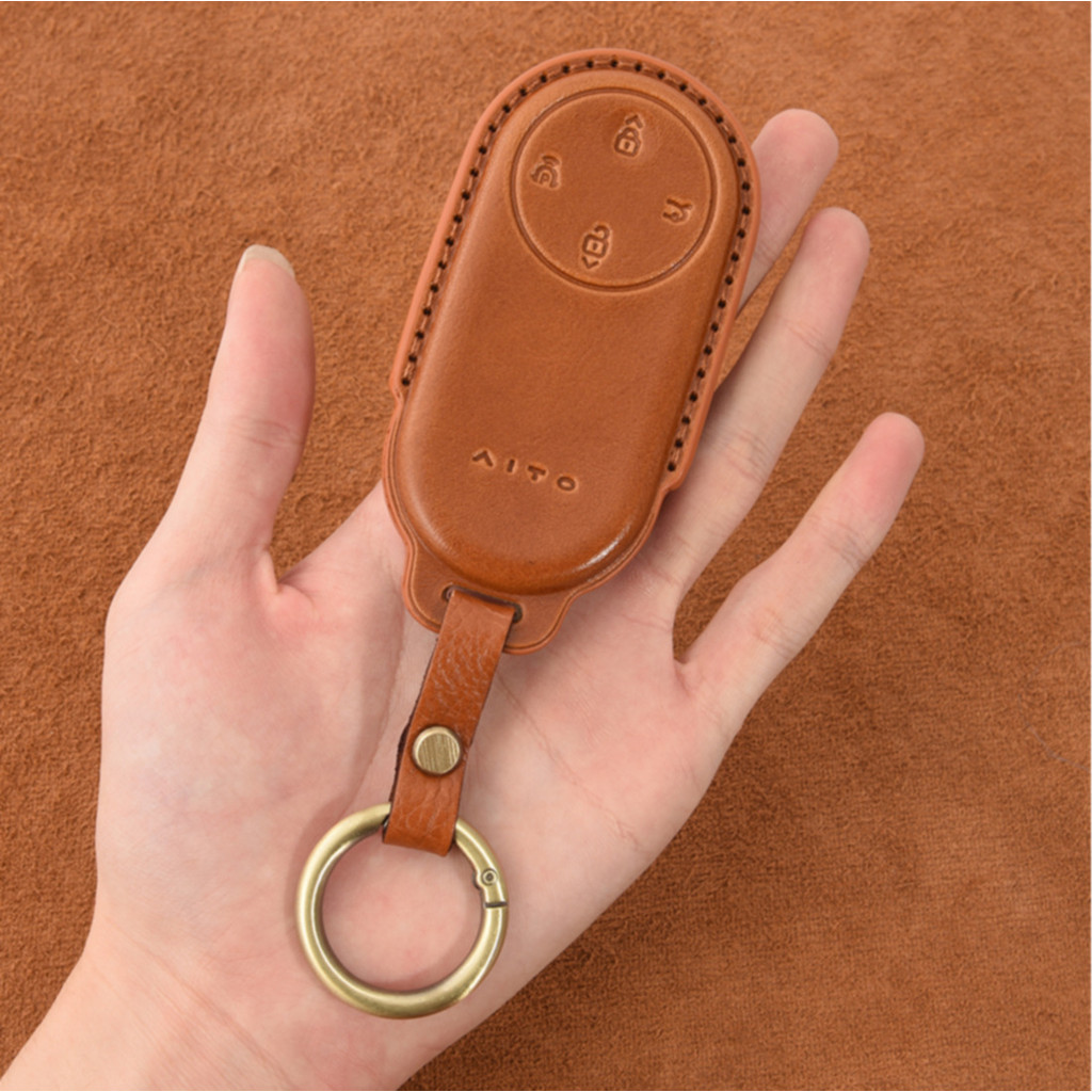 Premium-Custom Key Fob สําหรับ AITO M9 M7 M5 - Remote Key Shell Holder Protector ใช้งานร่วมกับ AITO 