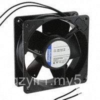 EBM-PAPST 4606ZW พัดลม AC 119x119x38 mm 105.9CFM 115VAC 18W 3100 RPM 45 dBA BB, ตะกั่ว 2 สาย AUKX
