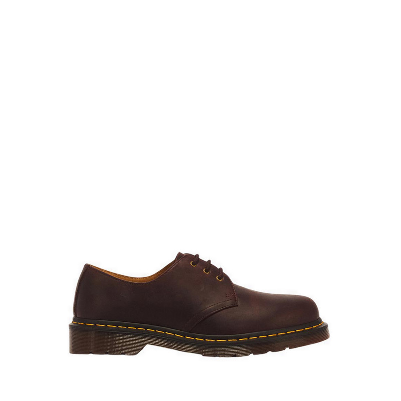 Dr.Martens1461 รองเท้าแบบรูร้อยเชือก 3 แถว สีแดง