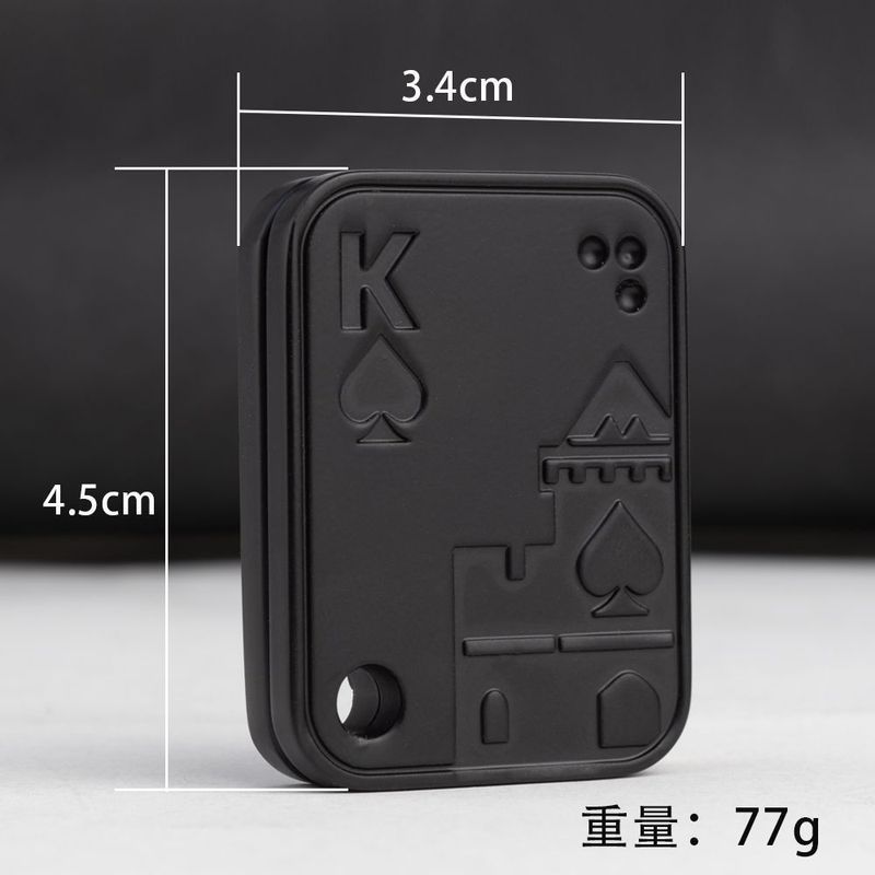 2024 รูปแบบ 3.0 รุ่นเกลียวเล่นใหม่ KK Push Cards Push Cards Push Iron Coins Ghost Head Decompression