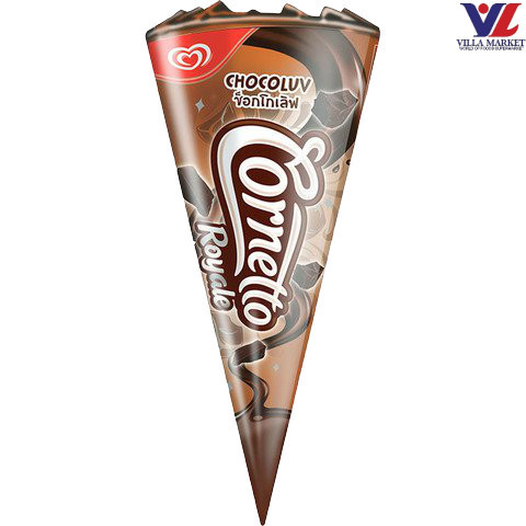 [สินค้าส่งด่วน] [5919] Wall'S Cornetto Royal Chocolove 88 G. วอลล์ คอร์เนตโต รอยัล ช็อกโกเลิฟ