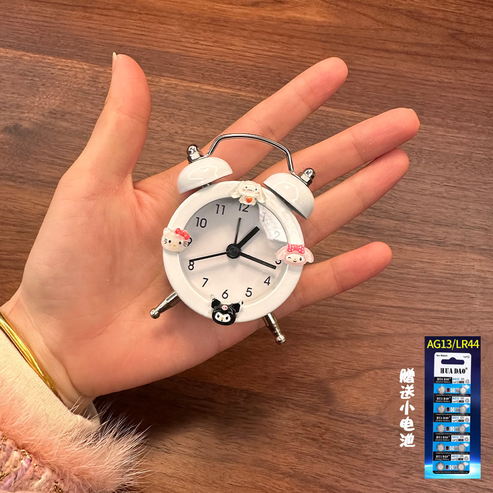 Tulip Girl Cute Children's Electronic Alarm Clock12y Magic Boy Bedside Mini Clock for Elementary Sch