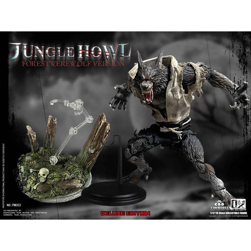 Authentic COOMODEL x Ouxiang Jungle Werewolf 1/12 Fantasy Figure
