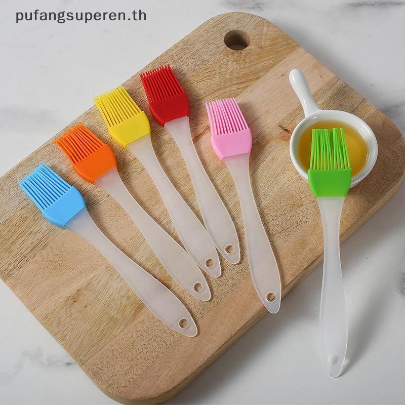 PUREN แปรงซิลิโคนขนม Basting ทนความร้อนอาหารขนแปรงปลอดภัยสําหรับอบย่างบาร์บีคิวกระจายน้ํามันซอสเนย.