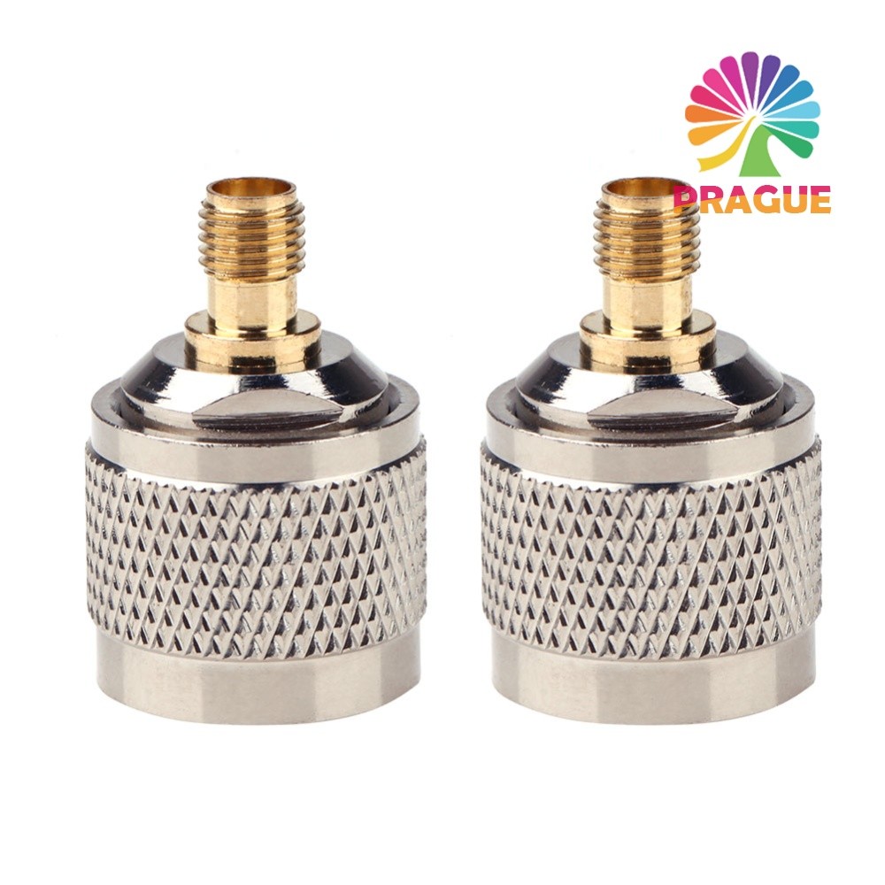 2 ชิ้น N ถึง SMA อะแดปเตอร์ N ชาย SMA หญิง RF Connector อะแดปเตอร์ Coaxial RF Connector ตรง RF N ถึง