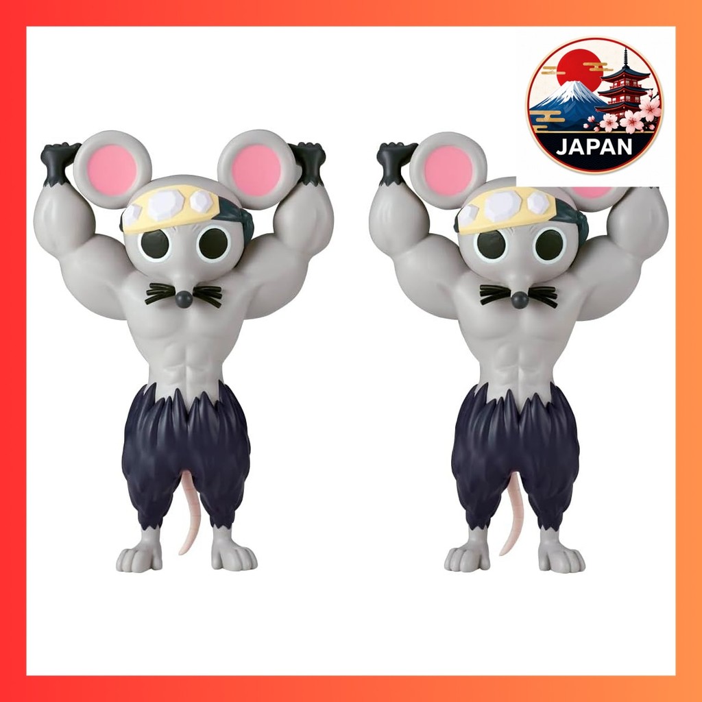 ［Directly from Japan］Banpresto Mouse Demon Slayer: Kimetsu no Yaiba FL 9cm Multicolor Collectible Fi