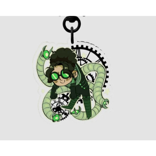 Olivia Octavius พวงกุญแจอะคริลิคใส 786 Mary Shop