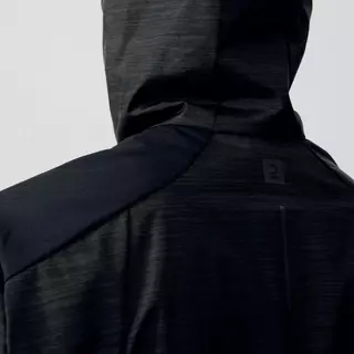 Decathlon Run Rain Men'S Running Wind And Rain Jacket เสื้อแจ็คเก็ตผู้ชายใส่วิ่งกันน้ำ รุ่น Kiprun Run 100 - Black
