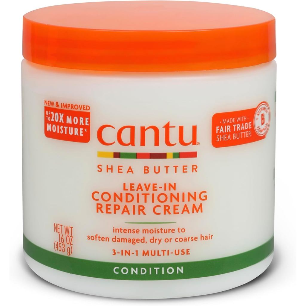 Cantu Leave-In ผลิตภัณฑ์ซ่อมแซมดูแลเส้นผม 453g