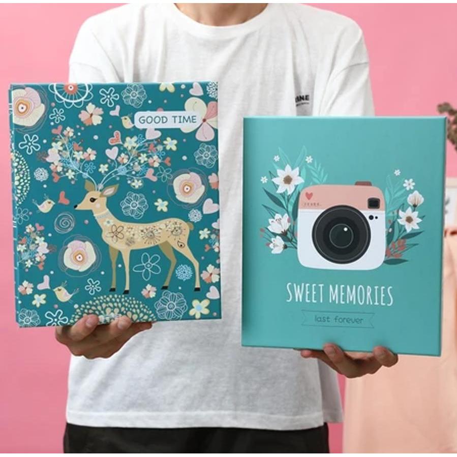 BAY อัลบั้มรูปขนาด 6 นิ้ว เก็บได้ 200 รูป สำหรับบันทึกความทรงจำ อัลบั้มรูปใหญ่