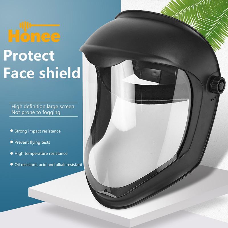 [Honee] Full Face Shield Anti Fog Face Cover Reusable Protective Transparent Visor สําหรับร้านอาหารน้ําหนักเบาทนทานอเนกประสงค์ Nice