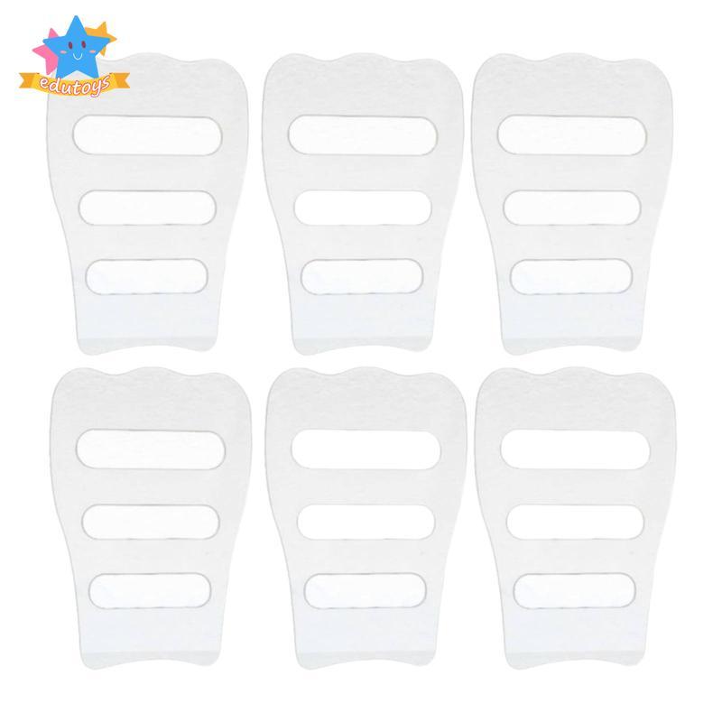 [Edstars] 6 ชิ้น Pocket Square Holders Pocket Square Organizer สําหรับธุรกิจงานแต่งงาน