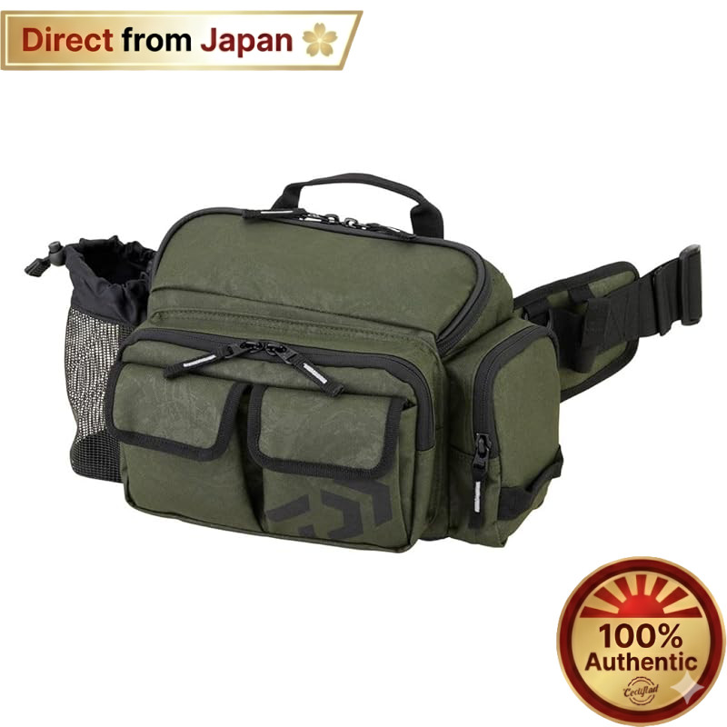 【Japan Quality】
DAIWA Hip Bag LT(D) Spiral Olive Lightweight Design【Direct from Japan】