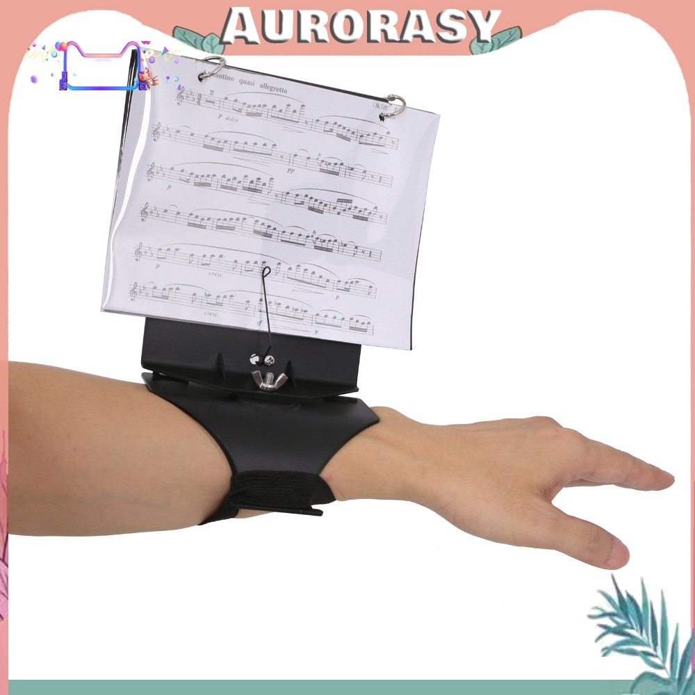 ❤Arm Band Marching Lyre สําหรับขลุ่ย Piccolo Music Score ผู้ถือคลิปโลหะปรับได้สําหรับเพื่อนของขวัญวั