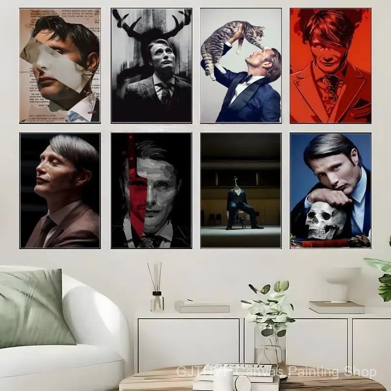 AI4C Gory Romance H-Hannibal Poster Creas ฟรีกันน้ําทนทาน All Space Wall Decor