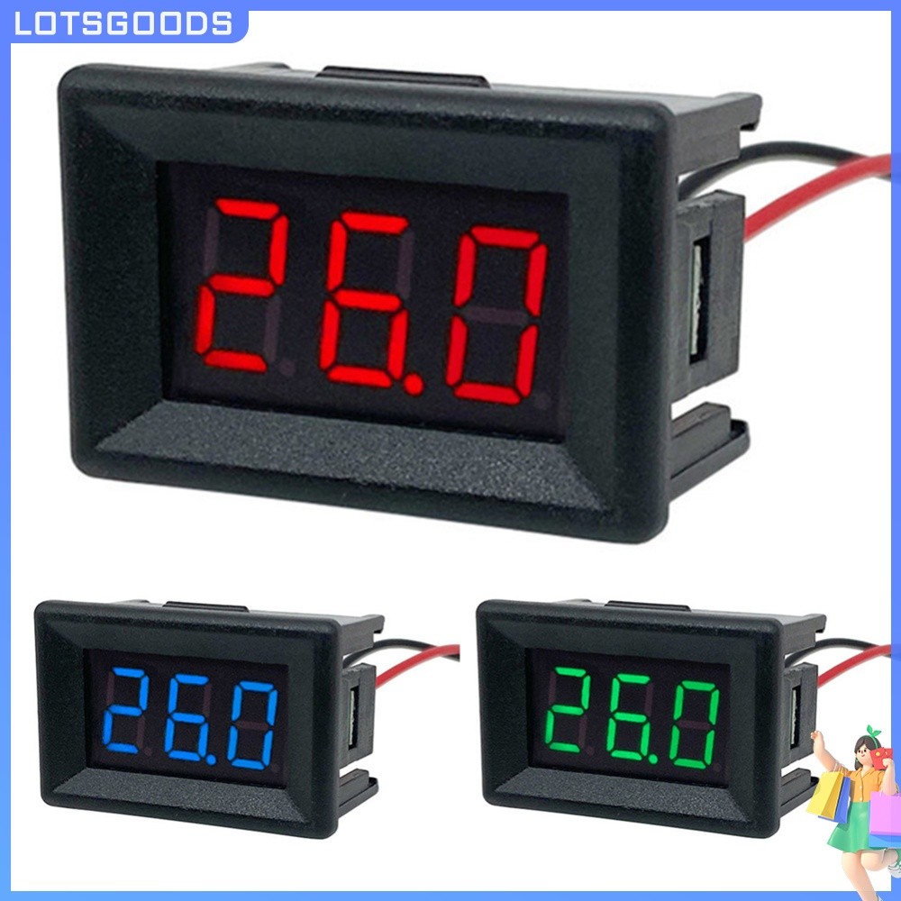 [จัดส่งในพื้นที่] 0.36 นิ้ว DC0-30V 3 Bits Digital LED Display Panel Digital LED Mini Display Module