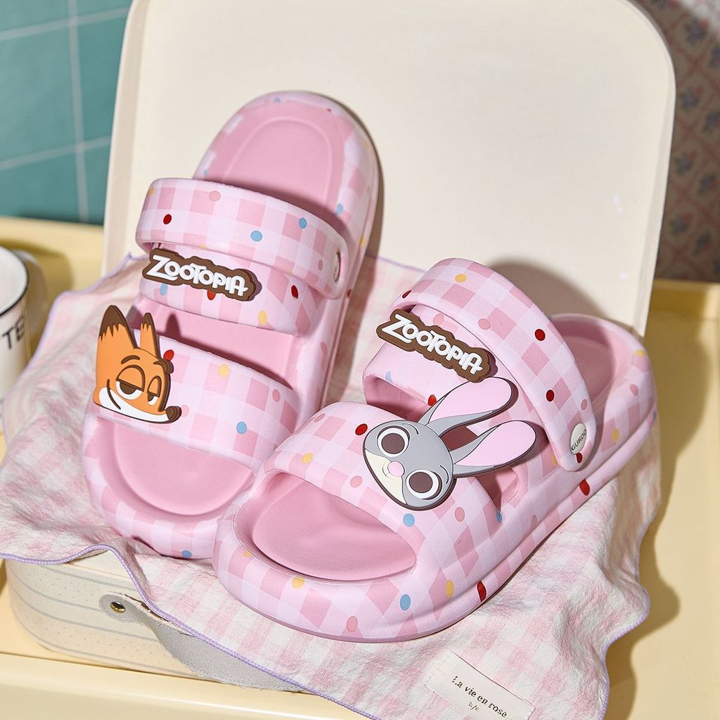 [ข้อเสนอพิเศษ] [Crazy Animal City Series] Gukoo/Guko Shell 26 ฤดูร้อนสไตล์ใหม่สุภาพสตรีแตะรองเท้าแตะ