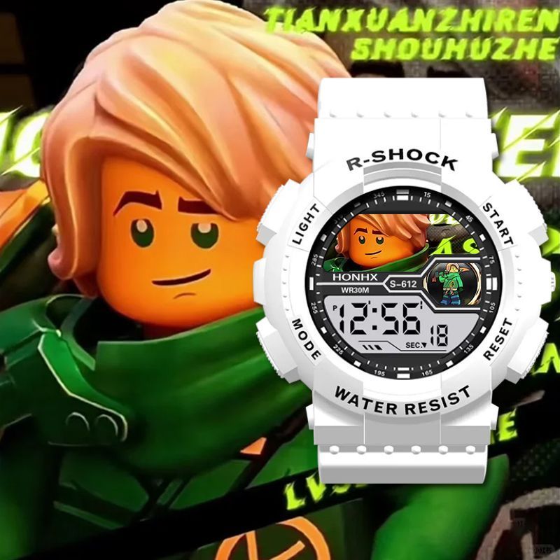 Lego Phantom Ninja Pain Watch Lloyd สินค้าสองมิตินักเรียนนาฬิกาสมาร์ทอินเทรนด์กีฬานาฬิกากันน้ํา