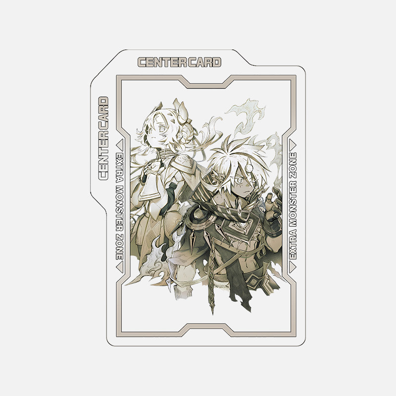 Yu-Gi-Oh Card Separator Story of White Acrylic Card Separator YGO Branding Center Card Box Separator