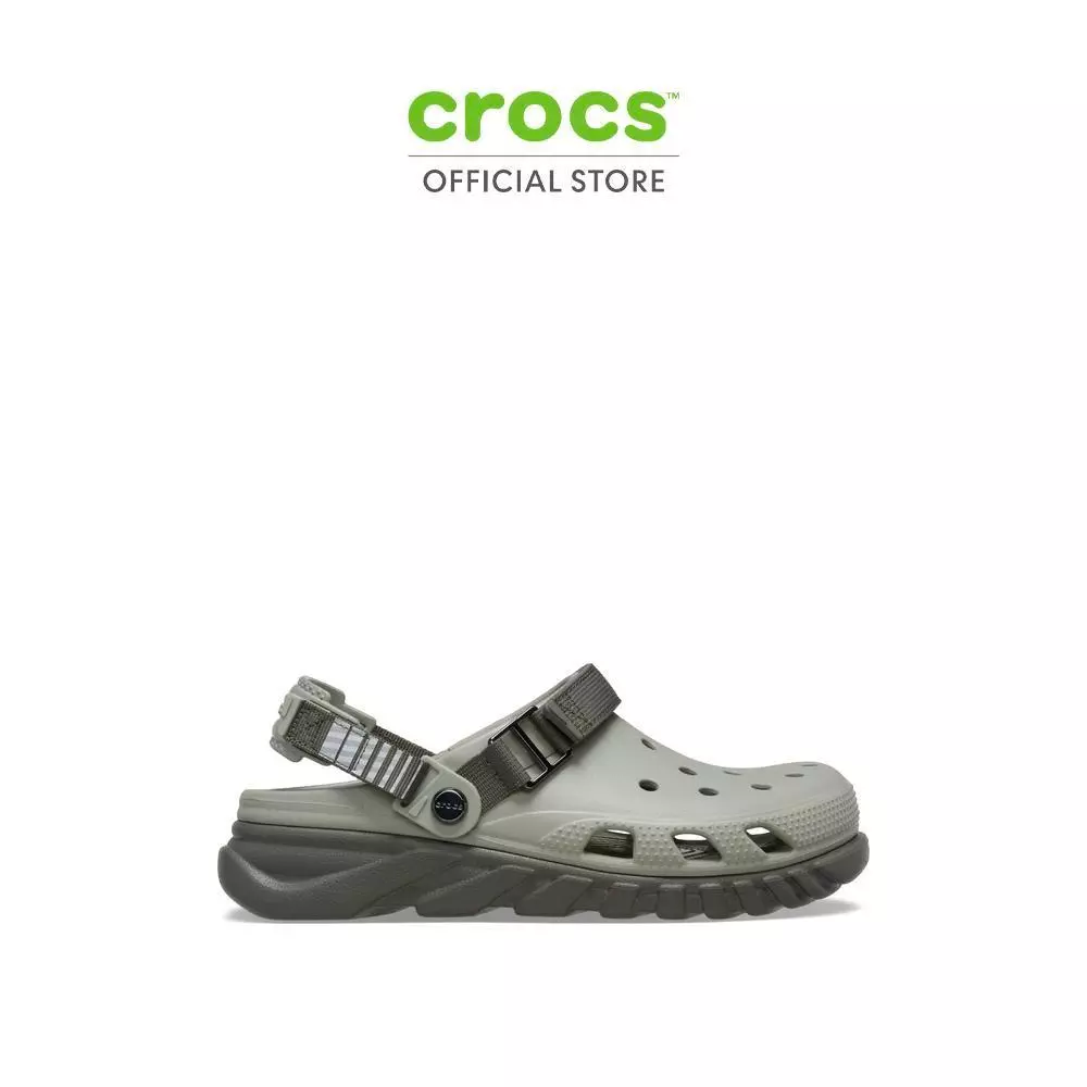 CROCS รองเท้าลำลองผู้ใหญ่ DUET MAX II ADVENTURE UTILITY - DUSTY OLIVE/MULTI