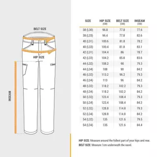 Decathlon Men'S Nh500 Regular Off-Road Hiking Trousers กางเกงขายาวผู้ชายทรงมาตรฐานแบบออฟโรด รุ่น Nh500 - Grey