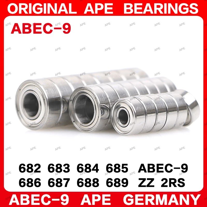 5/10pcs ABEC-9 แบริ่ง 681XZZ 682ZZ 686ZZ 684ZZ 685ZZ 686ZZ 687ZZ 688ZZ 689ZZ -2Z -2RS Precision Ball