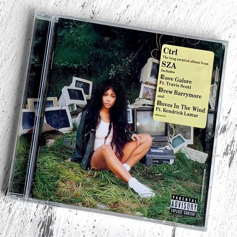 พร้อมสต็อก SZA Ctrl อัลบั้ม CD R & B Travis Scott+Lycs Book/Beads 8.11